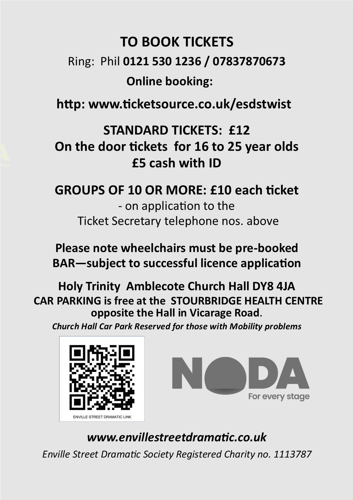 Enville Street Dramatic Society